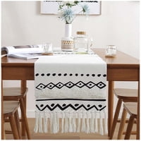 Top Lucky - Camino De Mesa Algodón De Lino 180X35Cm-07