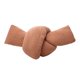 thumbnail image 3 of Almohada Con Nudo Torcido, Almohada Anudada Con Tiro Flexible Para Sofá Cama De Coche, Viaje, Marrón Claro, 3 of 5