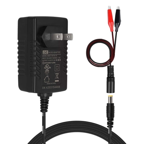 Cargador de batería Talentcell 14.6V 1.5A AC/DC con pinzas