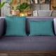 thumbnail image 2 of Cojín Plutus Brands Blue Plutus Sky Shiny Velvet de 22 cm, 2 of 5