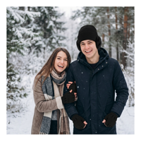 Genérico - Set Invierno Gorro Beanie + Guantes De Lana + Orejera Polar