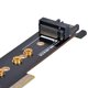 thumbnail image 4 of Tarjeta Adaptadora SilverStone ECM28 de Perfil Bajo PCIe x4 a M.2, 4 of 6