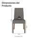 thumbnail image 3 of Pack 2 Sillas de Comedor Madesa 4256 Silver, 3 of 9