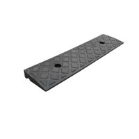 Ioensy - Rampa De Acera Rampa De Acera De Entrada Automática Ligera Para Cortadoras De Motocicletas Rvs H 3 Cm Negro