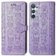 thumbnail image 3 of Funda Cartera FOXDOCK para Samsung Galaxy A14 , Flip PU con Relieve de Gatos y Perros, Tarjetero y Soporte, 3 of 6