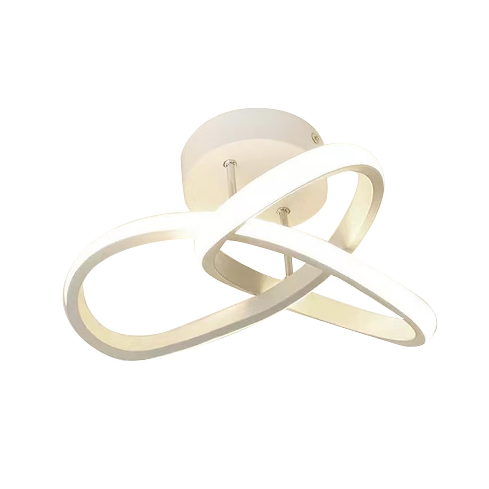 Ioensy - Lámpara De Techo Led, Lámpara Colgante Decorativa Nórdica Para Sala De Estar, Porche De Casa, Color Blanco