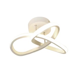 Ioensy - Lámpara De Techo Led, Lámpara Colgante Decorativa Nórdica Para Sala De Estar, Porche De Casa, Color Blanco