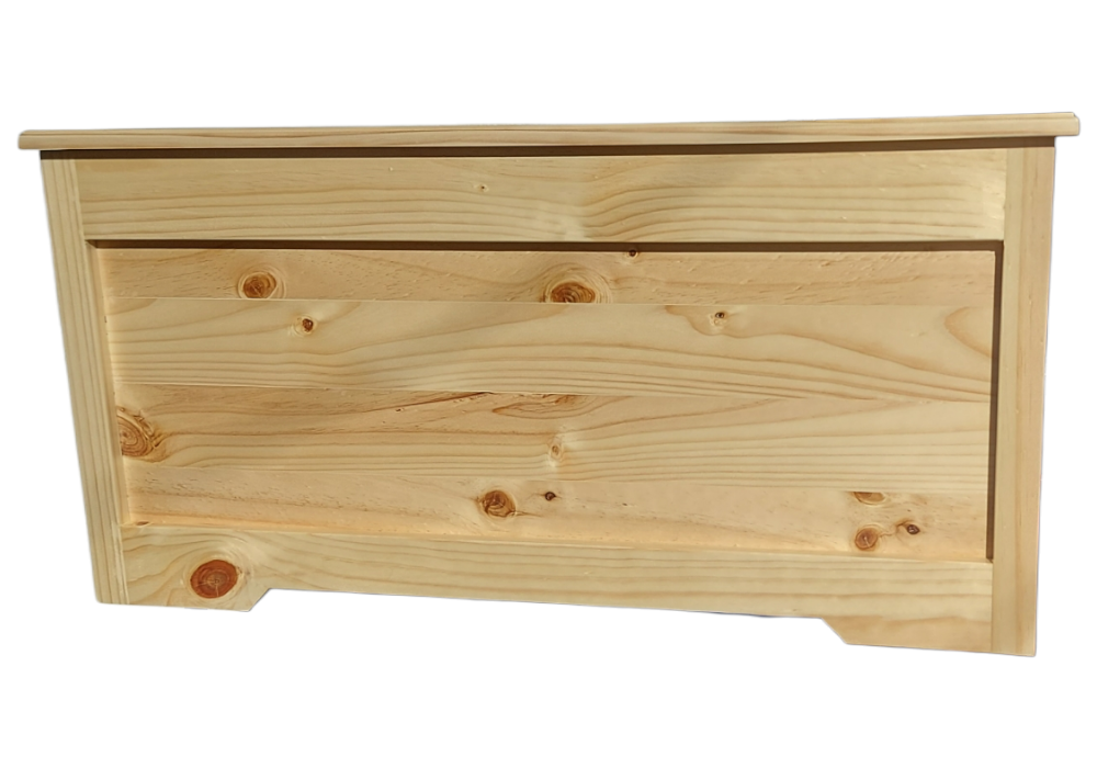 Diseños Nativa Spa - Baúl Un Metro Vitrificado Natural