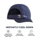 thumbnail image 2 of Gorro refrigerante MISSION UPF Performance unisex, talla única, azul marino, 2 of 7
