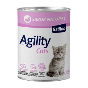 Agility - Alimento Húmedo Tos Sabor Natural Lata 340 Gr