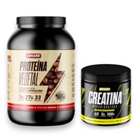 Gohard - Proteína Vegetal Capuccino 1Kg Pack Creatina Monohidratada 300Gr