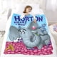 thumbnail image 5 of ¡Horton escucha a Quién! anti-pilling, suave, ligera, esponjosa y acogedora de lujo para hogar y cocina – Perfecta para niños y adultos, 100 x 150 cm, 5 of 6