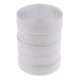 thumbnail image 3 of 5pcs 50yds Sheer Organza Ribbon Bow Hair Wedding DIY Craft 25mm Blanco, 3 of 5