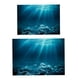 thumbnail image 5 of 2 Piezas Acuario 3D Pegatina De Fondo Pecera Decoración De La Pared Pintura PVC S M, 5 of 5