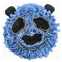 Ioensy - Pet Dog Snuffle Mat Nariz Olor Entrenamiento Sniffing Pad Lavable Perro Puzzle Juguete Azul