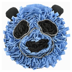 Ioensy - Pet Dog Snuffle Mat Nariz Olor Entrenamiento Sniffing Pad Lavable Perro Puzzle Juguete Azul