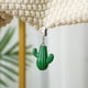 thumbnail image 2 of Juego de 4 pinzas para mantel TwoFish Home Green Cactus, 2 of 6