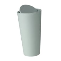 Bothyi - Mini Bote De Basura Pequeño Con Tapa Para El Hogar, El Coche Y El Baño, Color Verde