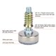 thumbnail image 5 of Niveladores para muebles Hot Favorable con patas ajustables, paquete de 4, 5 of 7