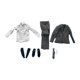 thumbnail image 5 of Conjunto De Traje Formal A Escala 1:6, Minipantalones Y Chaquetas Para Figuras Masculinas De 12 Pulgadas, 5 of 5