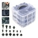 thumbnail image 1 of Caja 620 Clips Broche Retencion Lata Plastico Auto Tapabarro, 1 of 2