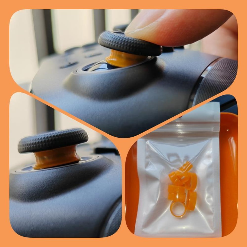 Genérico - Anillo Protector De Goma Compatible Con Asus Rog Ally/steam Deck/ps5/ps4/nintendo Switch Pro Controller - Accesorios De Protección De Agarre Duraderos-naranja