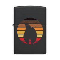 Encendedor Zippo Colorblock Flame Design Negro Zp46168