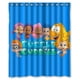 thumbnail image 1 of Cortina de ducha Bubble Guppies, juego de cortina de baño con ganchos, tamaño 66 x 72 pulgadas, 1 of 3