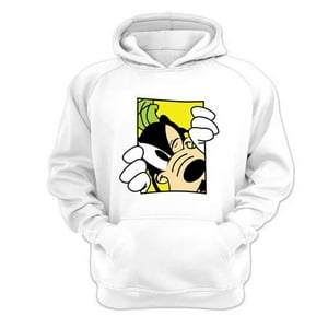 Genérico - Polerón Canguro Tribilín Dibujos Animados Blanco Talla S Unisex