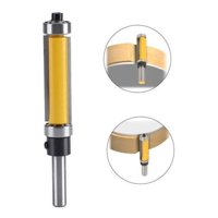 Genérica - Fresa Copiadora Para Router 1/4 Doble Rodamiento Tallado