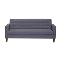 Latam Home - Futón Sofá Cama Genova Lino Gris Oscuro