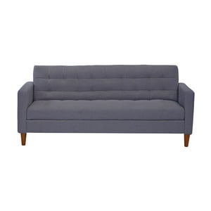 Latam Home - Futón Sofá Cama Genova Lino Gris Oscuro