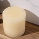 thumbnail image 5 of Pillar Candles Bask, color marfil jaspeado sin perfume, 15 cm de diámetro, 5 of 6