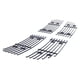 thumbnail image 3 of Grille APG, 4 unidades, con forma de palanquilla horizontal pulida, 8 x 6 mm, para coche, 3 of 4