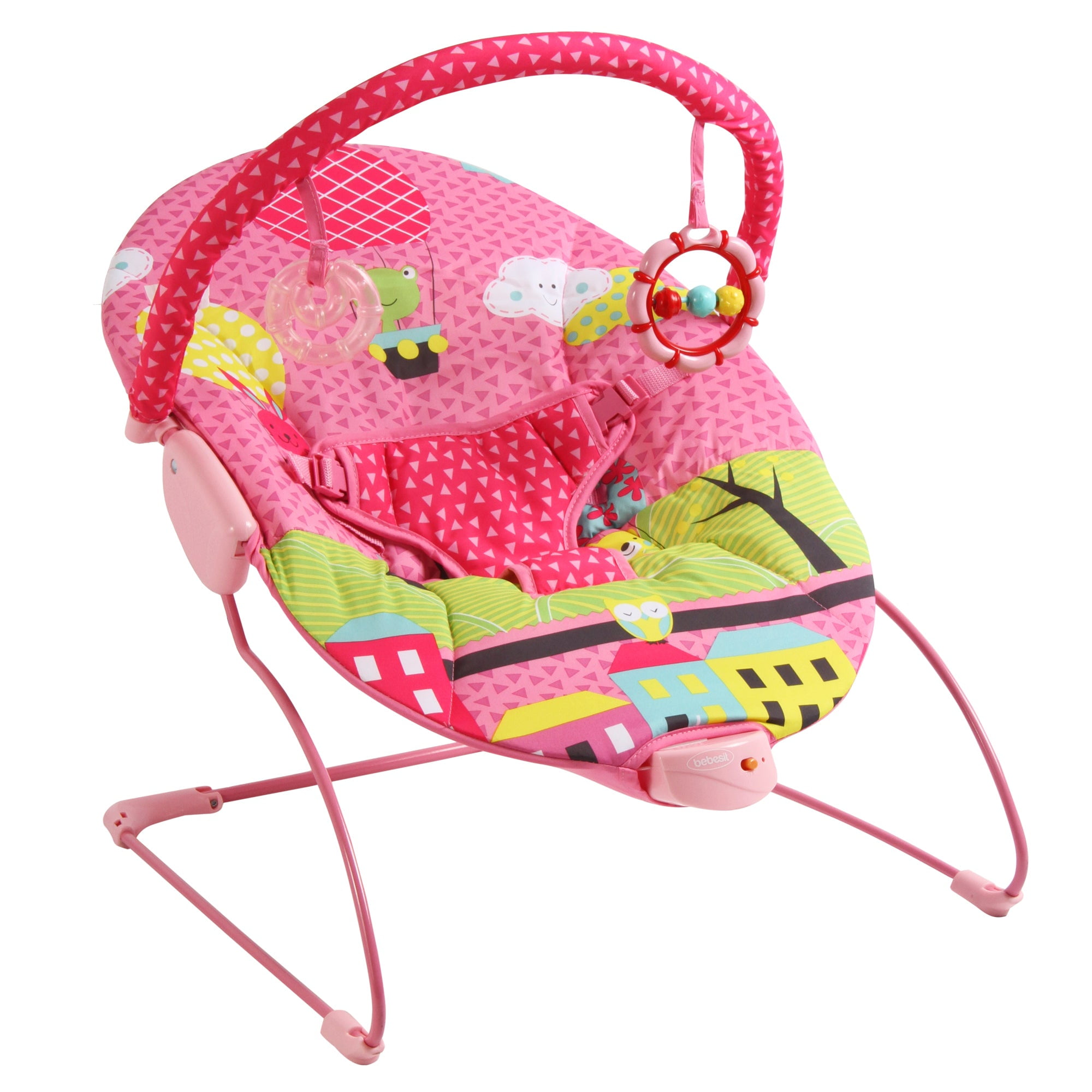 Bebesit - Silla Nido Vibradora Rosado