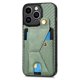 thumbnail image 5 of Funda Resistente para iPhone 14 Pro Max con Tarjetero y Soporte, Diseño Magnético Verde, 5 of 5