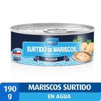 Surtido De Mariscos Agua Lata Drenado 100 G - Neto 190 G Lider