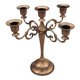 thumbnail image 3 of Candelabro De Metal De 5 Velas Candelabro 10 '' Candelero Soporte De Vela Rojo, 3 of 5