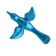 thumbnail image 2 of Surtido colgante de pared colibrí pájaros estatuilla decoración ornamento azul claro, 2 of 5