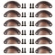 thumbnail image 2 of 12x Tiradores De Taza Gabinete Cómoda Shell Tirador Tiradores De Cajón Perillas Bronce Rojo, 2 of 3