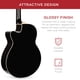 thumbnail image 3 of Best Choice Products Bajo eléctrico acústico - Tamaño completo, 4 cuerdas, bajo con trastes - Negro, 3 of 3