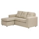 thumbnail image 3 of Seccional Emilia Cuero Sintetico Beige, 3 of 9