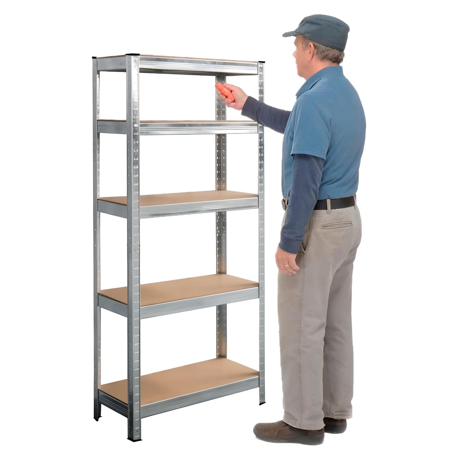 Prochef - Estante 70x30x150 Cm. Acero Galvanizado Cap 750 Kg