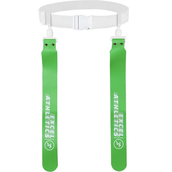 Cinturón de Flag Football Excel Athletics 114 cm Verde 2 piezas