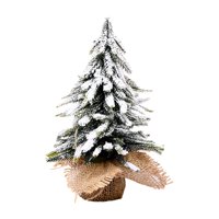 Magideal - De Navidad Artificial, Centro De Mesa De Pino, Vacaciones Rústicas, Nevado En Miniatura Para Oficina, Chimenea, Fiesta, Navidad, Año Nuevo 25Cm