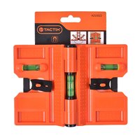 Tactix - Nivel Esquinero De 3 Aguas Con Base Magnetica