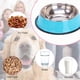 thumbnail image 4 of Cuencos de acero inoxidable para perros, antideslizantes, apilables, para comida y agua (paquete de 2), 4 of 5