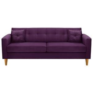 Bodevir - Sofa New Retro 3Cg Felpa 04 Morado