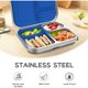 thumbnail image 3 of BOSEDANG Stainless Steel Kids Leak-Resistant Bento Lunch Box, 3 of 3