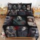 thumbnail image 1 of Michael Myers Halloween Duvet Cover Set 3 Piece Bedding Set Double Sided Printing Decorative Comforter Cover Set, 1 of 5